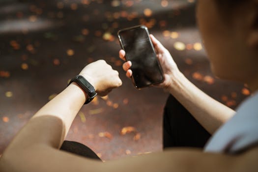 wellness apps on a smartphone